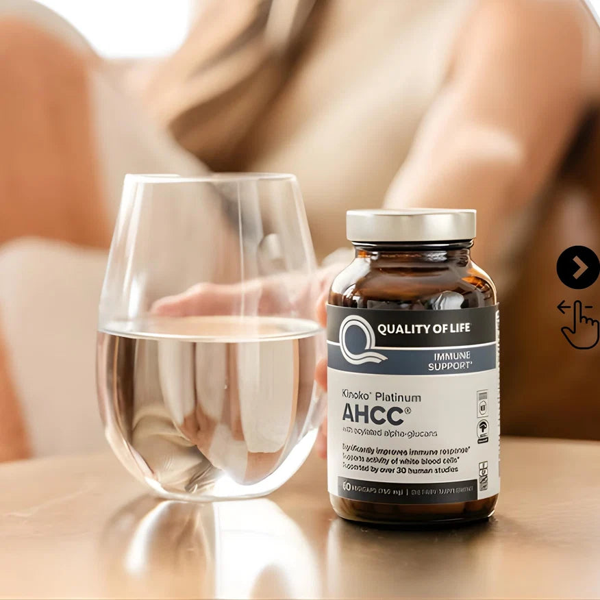 AHCC®-ELIMINADOR DE VERRUGAS CAUSADAS POR EL VPH (60 cápsulas).