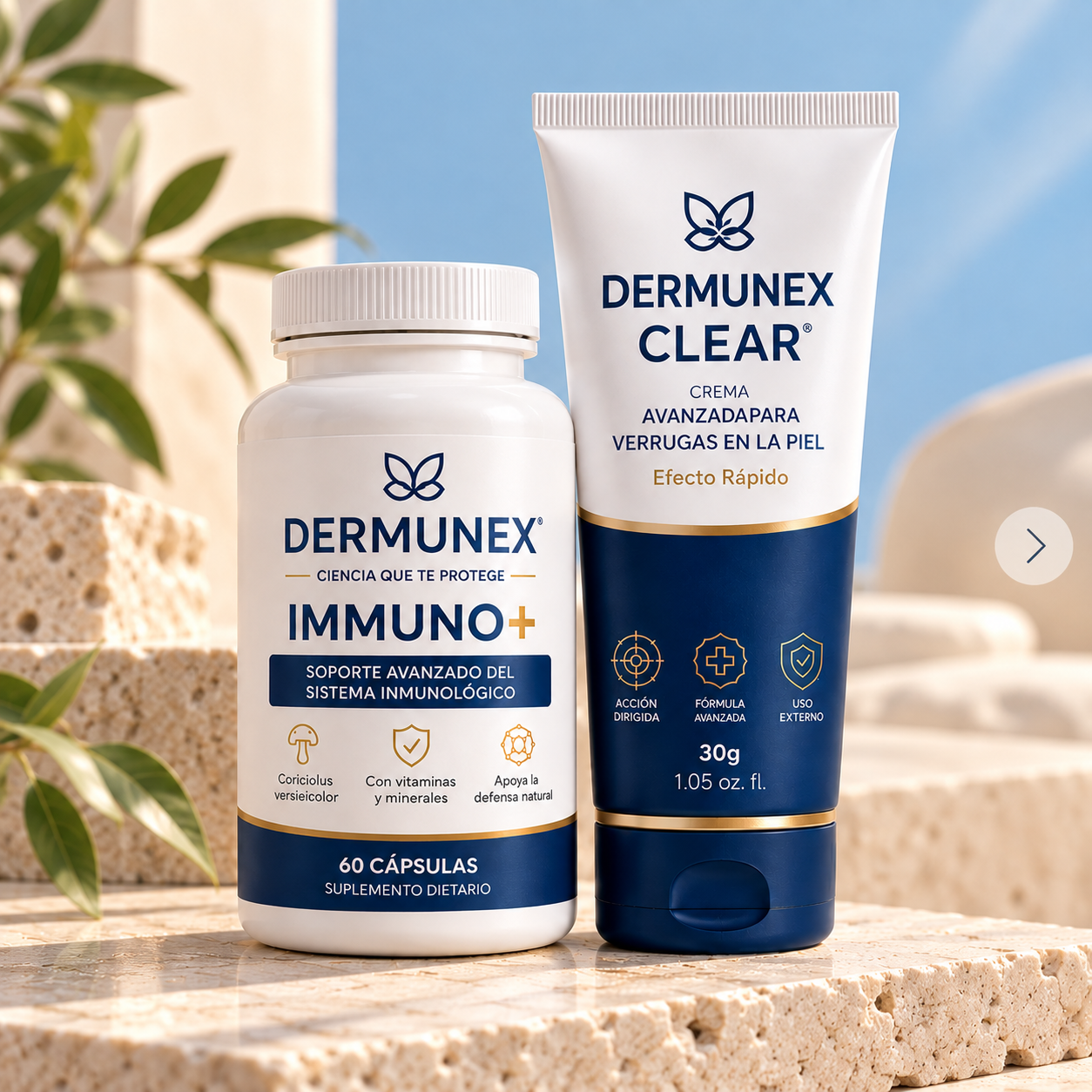KIT DERMUNEX® — Doble Acción para el Cuidado de Verrugas
