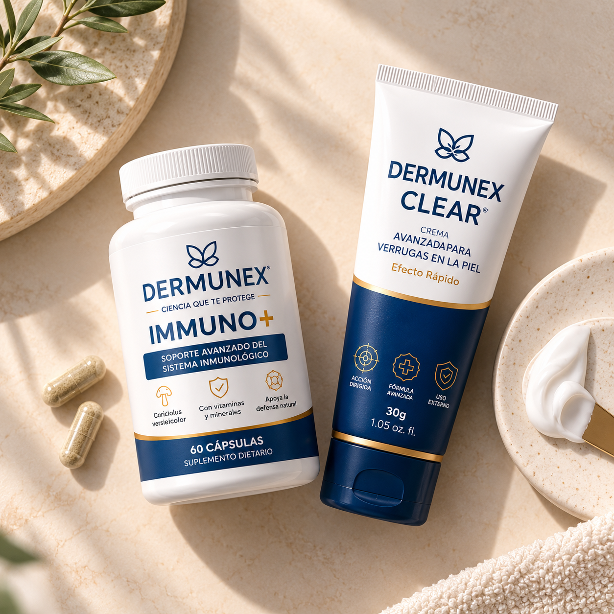 KIT DERMUNEX® — Doble Acción para el Cuidado de Verrugas